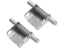 2 Dobradiças Reforçadas Para Armário De Cofre, Substituição Por Dobradiças De Ferro Prateado