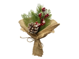 Plantas Verdes Artificiais Design Pacote Linho Decorativo