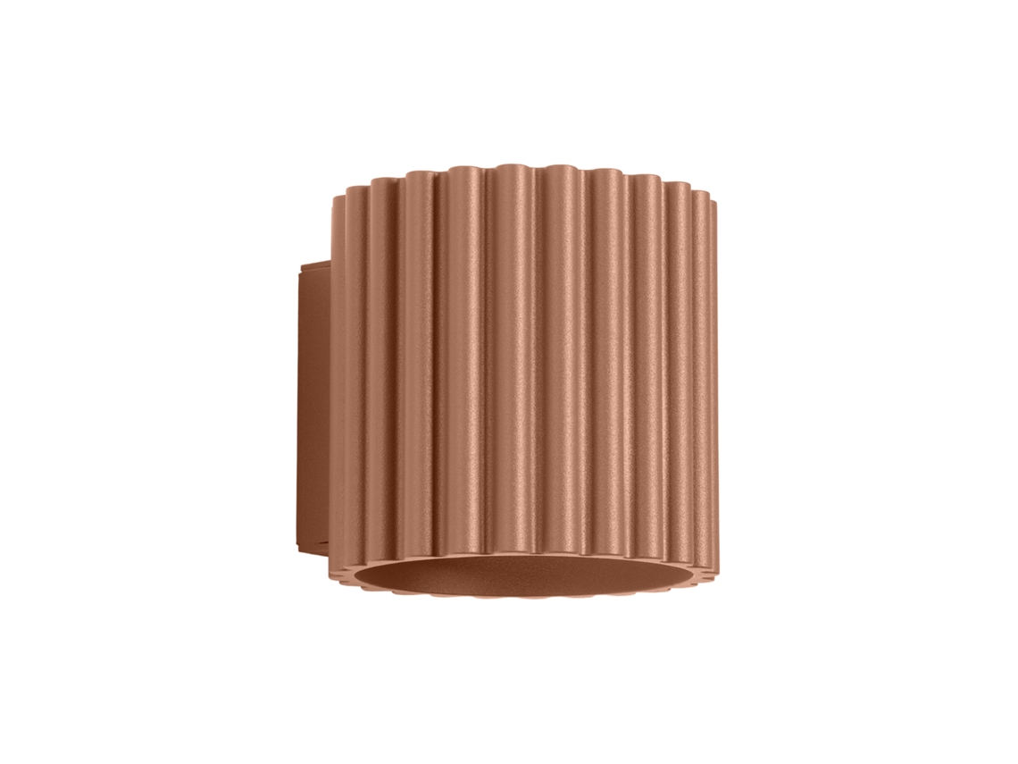 Luminária De Parede Aura De Alumínio Mocha 10x10x12cm Sollux Lighting