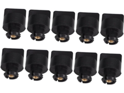 Conjunto De 10 Parafusos Para Tampa Do Filtro De Ar De Motosserra, Plástico Preto.