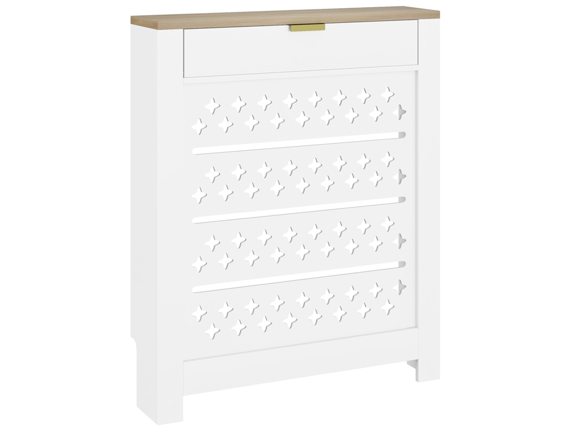 Espreguiçadeira de jardim dobrável com encosto ajustável em 4 níveis, com orifício de leitura e apoio de cabeça, 145x72x89cm, creme BTFORUS