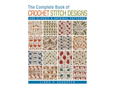 Livro the complete book of crochet stitch designs de linda p. schapper (inglês)