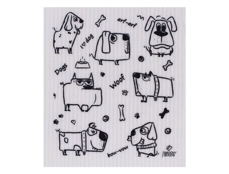 Pano Esponja Ecológico Cães Groovy Goods (compostável)