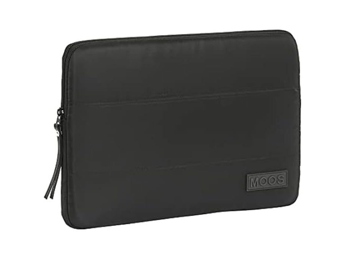 Capa Para Laptop Moos 14 Polegadas Acolchoada Preta Sintética Slowmoose