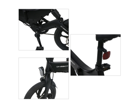 Onebot S6 Ciclomotor Elétrico Dobrável Bicicleta Elétrica Portátil E Bike Motor 250 W 36 V/6,4 Ah Bateria De Liberação Rápida 50 Km Alcance De Assistê