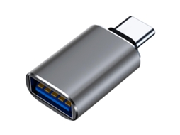 Conector Usb c para Fêmea Usb a Cinza AOZORZ