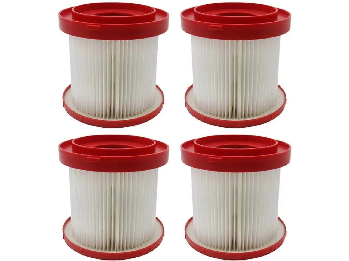 Kit Com 4 Filtros Para Aspirador De Pó E Água Milwaukee 49-90-1900 (modelos 49-90-1900)._ozo