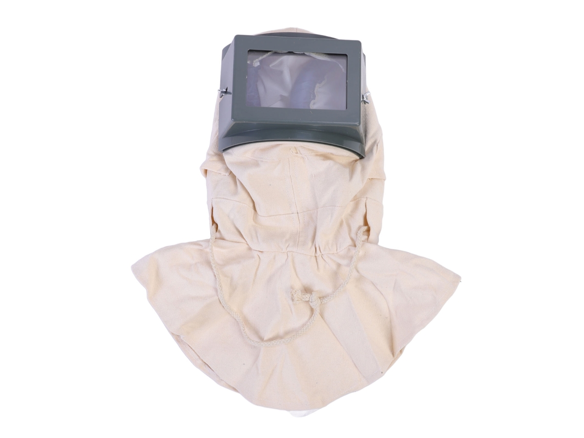 Capuz de proteção com visão clara, resistente a rasgos, para pintura e lixamento | S/MARCA