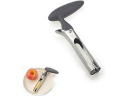 Cortador de maçãs em aço inoxidável com cabo ergonômico, ferramenta para remover maçãs e peras.