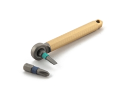 Chave De Fenda Manual Magnética Com Bits Intercambiáveis E Função Quebra-janela Aço Tungstênio