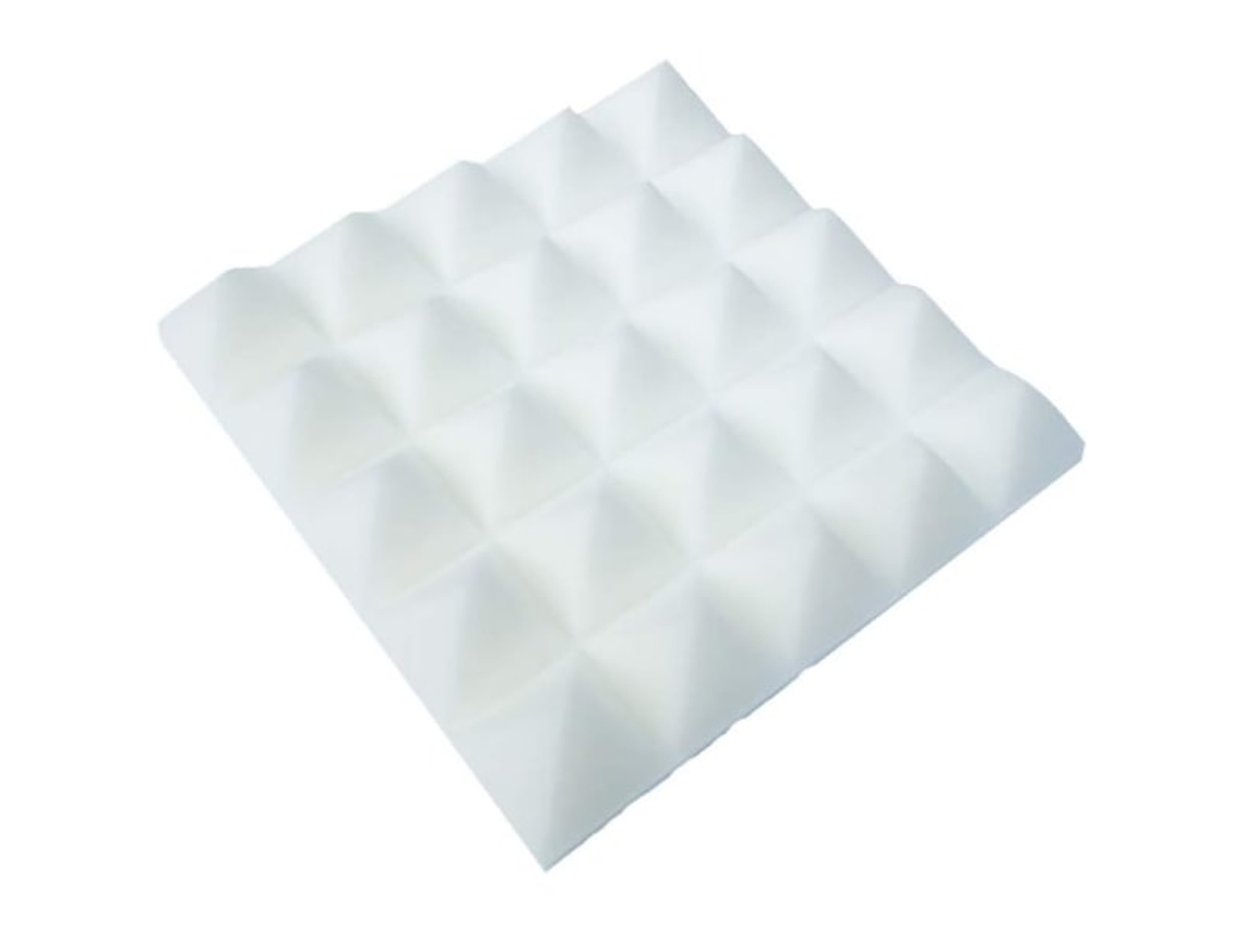 Conjunto de 12 Painéis de Espuma Acústica Piramidais para Tratamento de Som em Estúdio Doméstico AQUAFORGE