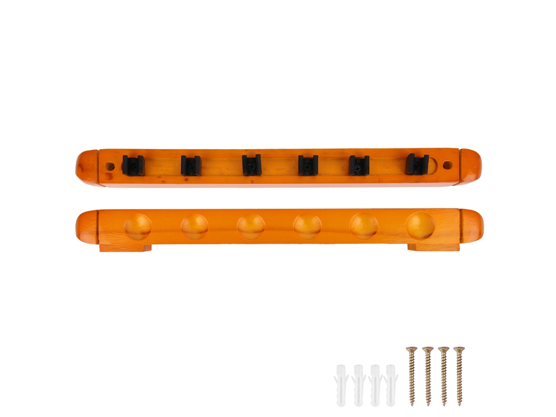 2026altiro-porta Tacos De Billar De Madera Para Pared Con 6 Huecos Accesorio De Snooker Pool