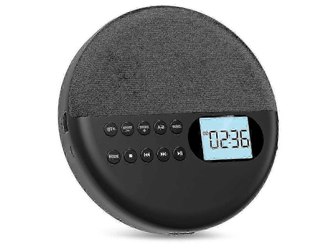 Leitor De Cd Recarregável Com Conectividade Bluetooth E Visor Lcd Asp.