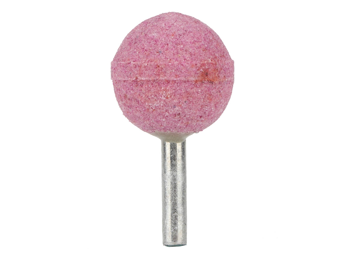 10 Peças Ponto Montado Cerâmico Cabeça De Esmerilado Polido Pedra Roda De Lixa Vermelha (6*30mm)