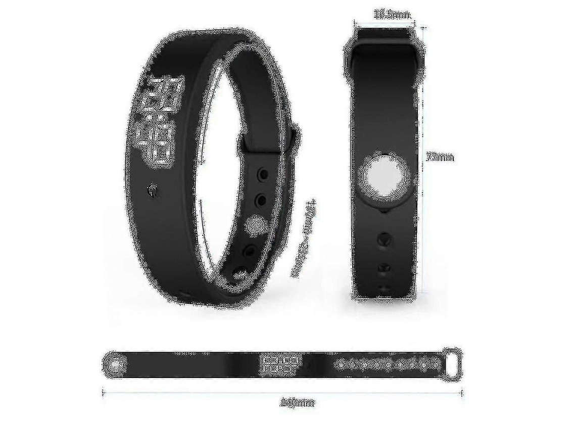 Pulseira Inteligente Sqlx New V9 Com Termômetro E Alarme Vibratório Para Monitoramento Da Temperatura Corporal (hk)