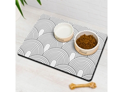 Tapete Absorvente para Ração de Cães, para Uso no Chão. Ideal para Gatos e Outros Animais de Estimação. Secagem Rápida. Ecológico AQUAFORGE