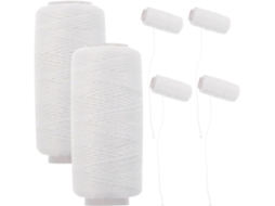 Conjunto De 6 Fios De Algodão Para Depilação Facial, Compatíveis Com Depiladores E Aparadores.