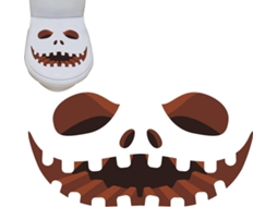 Adesivos decorativos de Halloween para capas de copos higiênicos |