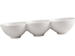 Tigela Redonda De Cerâmica Para Frutas E Saladas, Mini Recipiente De Branca Armazenamento