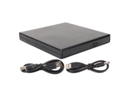 Leitor De Dvd Externo Portátil De Baixo Ruído, Unidade Óptica Externa Usb 2.0, Leitor De Cd Para Laptop, Pc Móvel Slowmoose