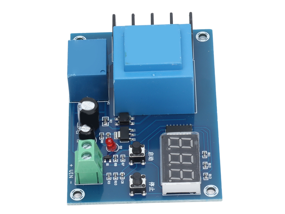 Módulo De Controlo De Carga Laxiscreed Com Display Digital E Alimentador 220v Ac Para Carregadores De Bateria