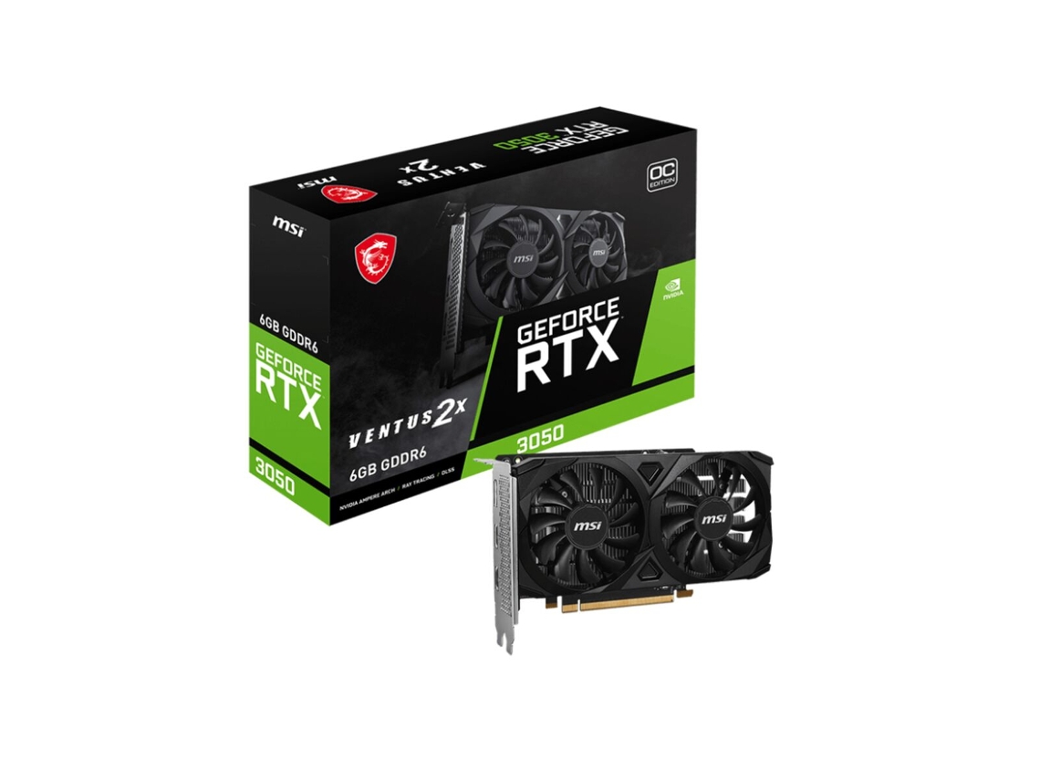Placa Gráfica MSI 912-V812-056 (GDDR6 - Nvidia GeForce RTX 3050)