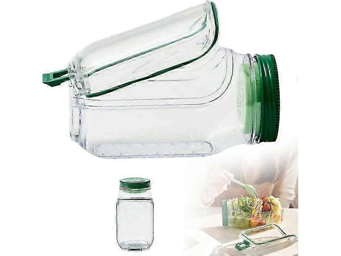Garrafa De Salada All-in-one Para Refeições Frescas Em Qualquer Lugar