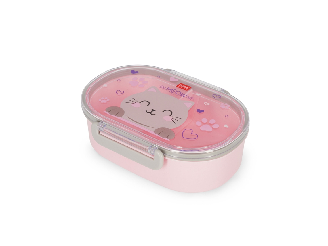 Caixa de Lanche LEGAMI Snack Go Kitty ''meow'' Ksnb0001