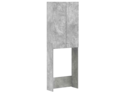 Vidaxl Armário De Banheiro Delft Cinzento Cimento 66 X 25,5 X 190 Cm
