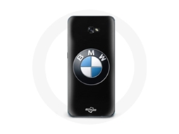 Capa para Samsung galaxy A5 2017 BMW logotipo Fundo preto
