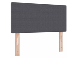 Cabeceira MAISON EXCLUSIVE Cinza Escuro em Couro Sintético (80 cm)