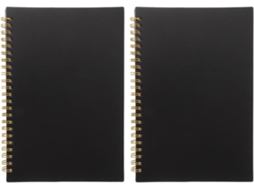 Caderno Preto Em Com Grades Verticais E Horizontais, 60 Folhas, Ideal Para Contabilidade, Livros Contábeis,