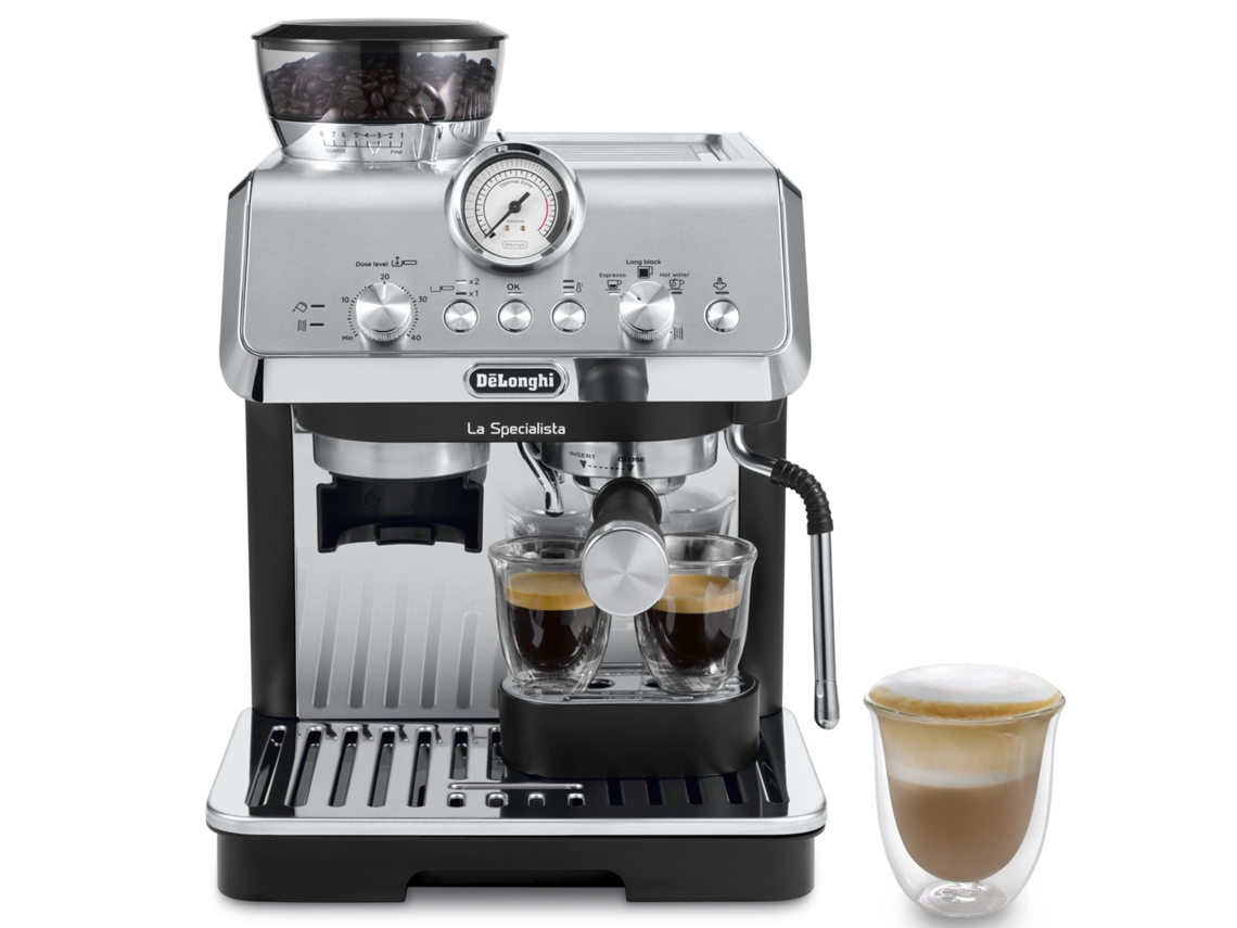 Máquina de Café Manual DELONGHI EC9155.MB La Specialista Arte (15 bar - Café Grão)