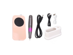 Máquina De Furadeira Elétrica Para Unhas 30000rpm Recarregável 2200mah Silenciosa Com Display Led Remoção De Esmalte