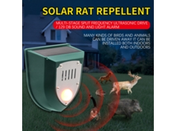 Repelente Ultrassônico Solar LAXISCREED Ip55