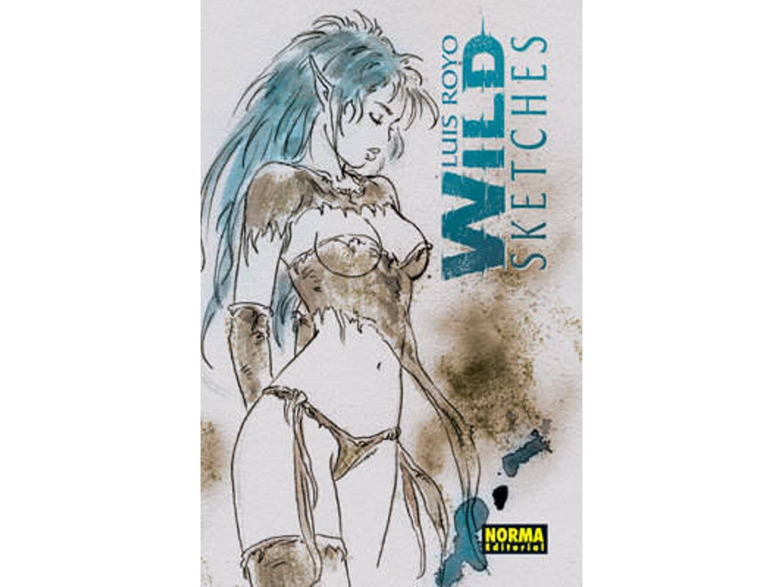 Livro Wild Sketches, 2 de Luis Royo (Espanhol)