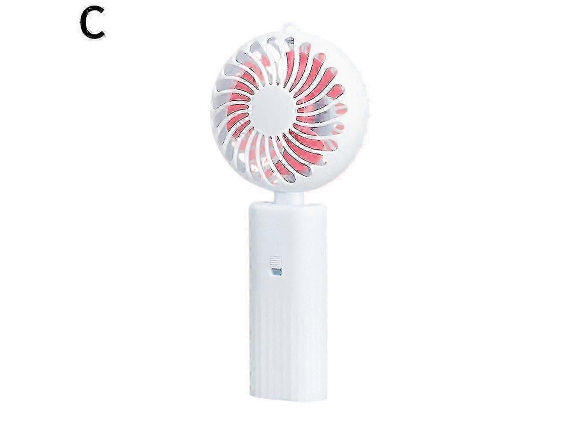 Mini Ventilador De Mão Plástico, Portátil, Para O Verão, Alimentado Por Bateria, Modelo 2025.