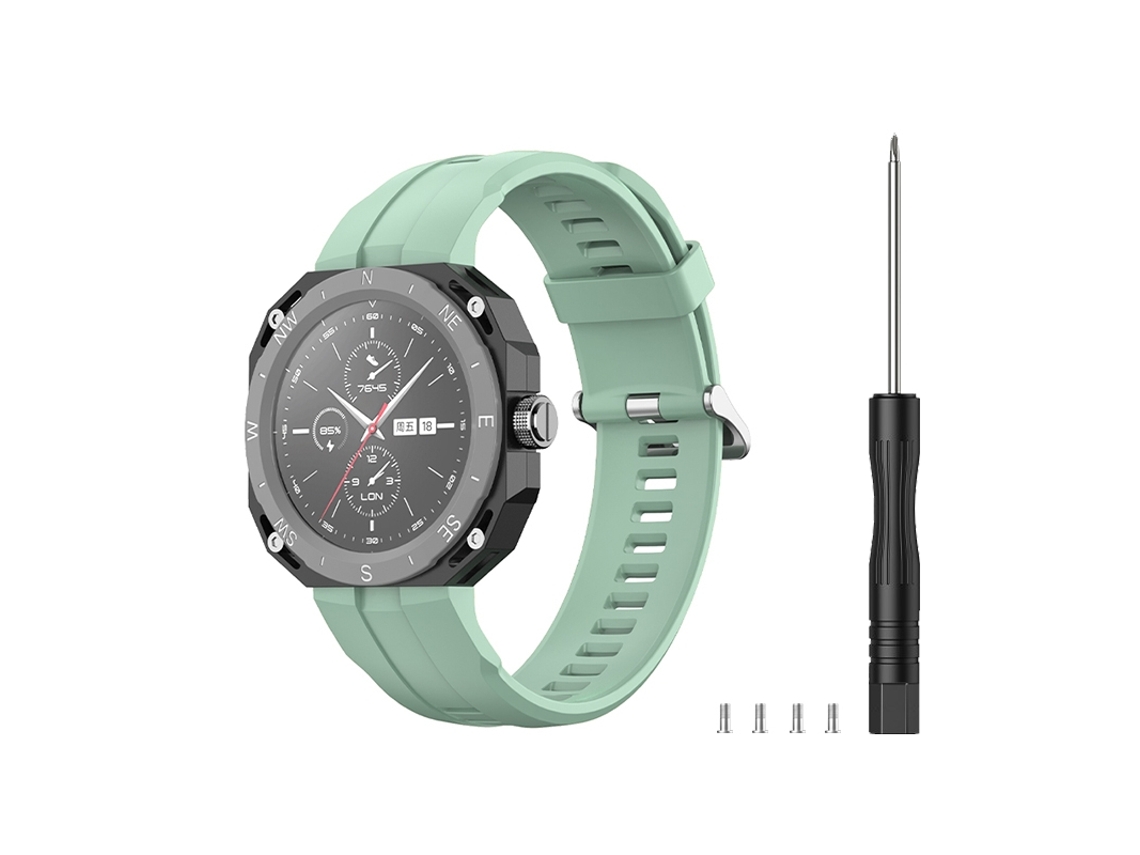 Bracelete de Smartwatch para Huawei Watch GT Cyber Silicone Sports Watch Band (verde acinzentado)
