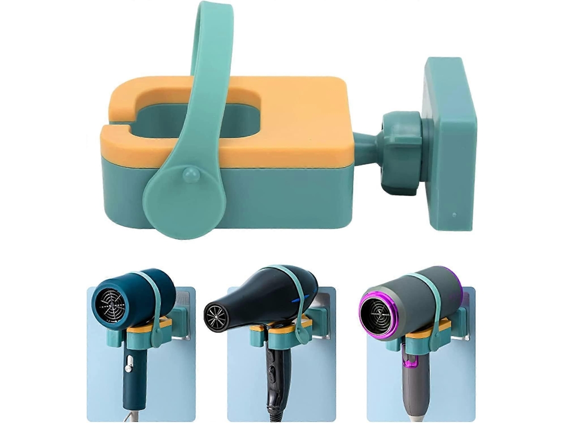 Suporte de Parede para Secador Cabelo, Plástico Giratório Cabelo. GOKOCO