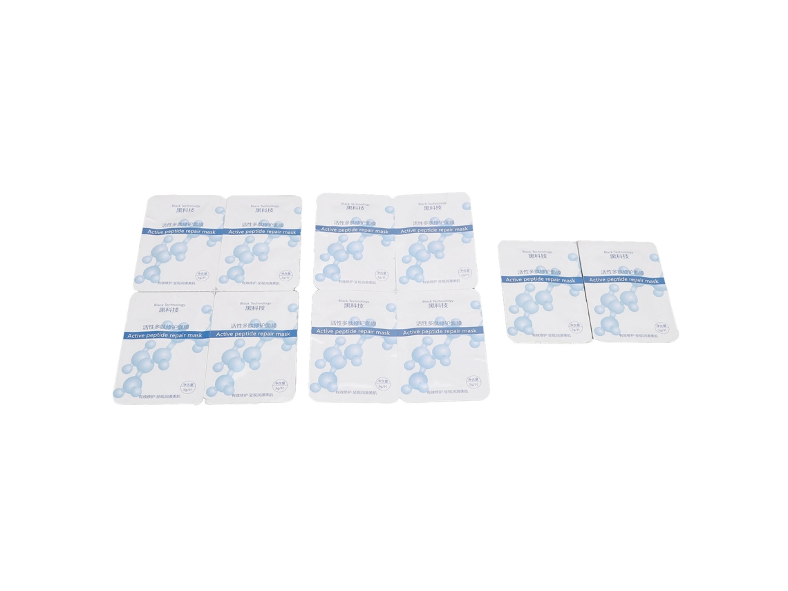 Máscara Facial De Peptídeos Ativos Reparadora, Clareadora E Hidratante, Absorção Rápida, 10 Unidades, Cuidado Facial