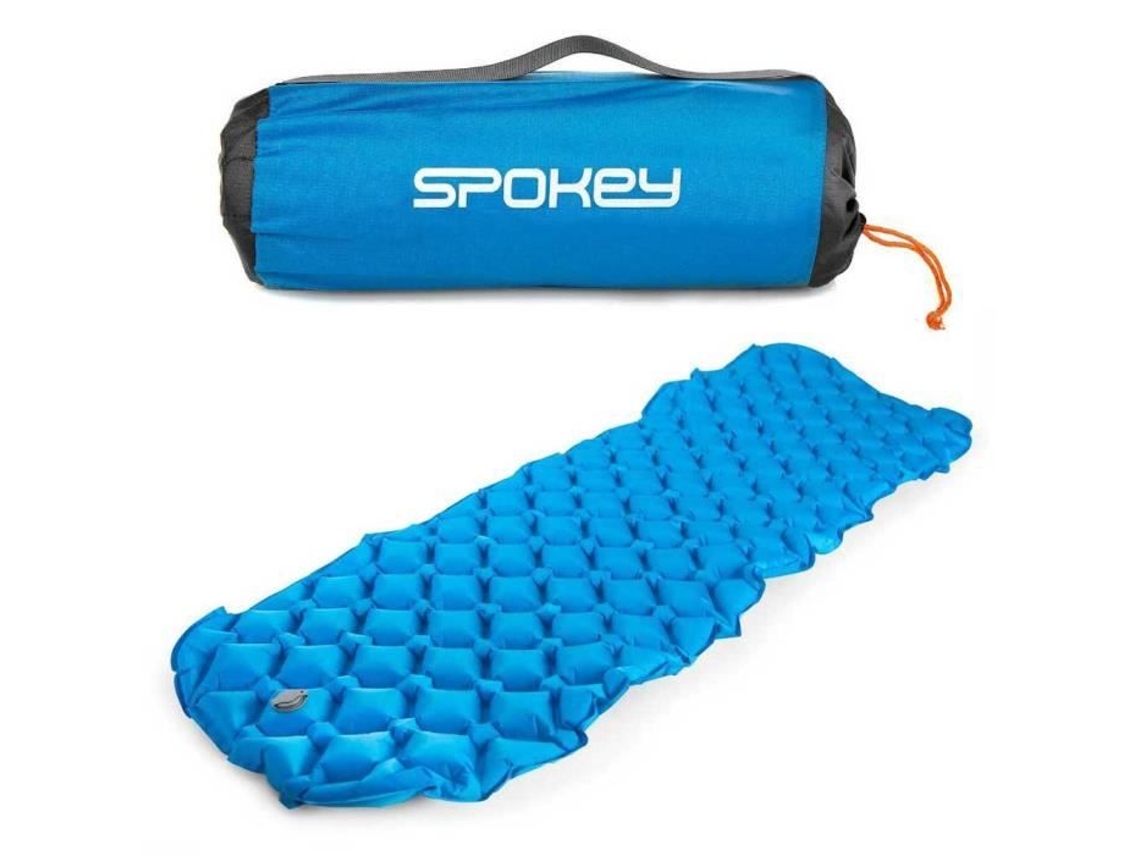 Colchão Inflável Spokey 1 Lugar Azul 190 X 56 X 5 Cm Manual