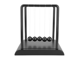 Bola de Newton com Esferas de Aço para Equilíbrio, Ciência, Pendulum, Decoração e Brinquedo LAXISCREED