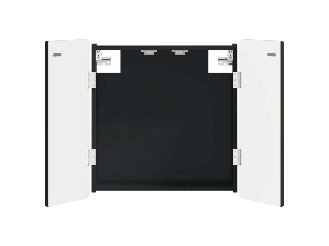 Vidaxl Armário Para Dartboard Zwolle Preto 52,5 X 10,5 X 57,5 Cm