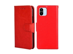 Capa De Celular Xiaomi Redmi A1 Em Couro Com Textura De Cristal