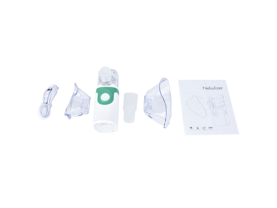 Inalador Portátil Usb Nebulizador Manual Para Adultos E Crianças Cuidado De Saúde