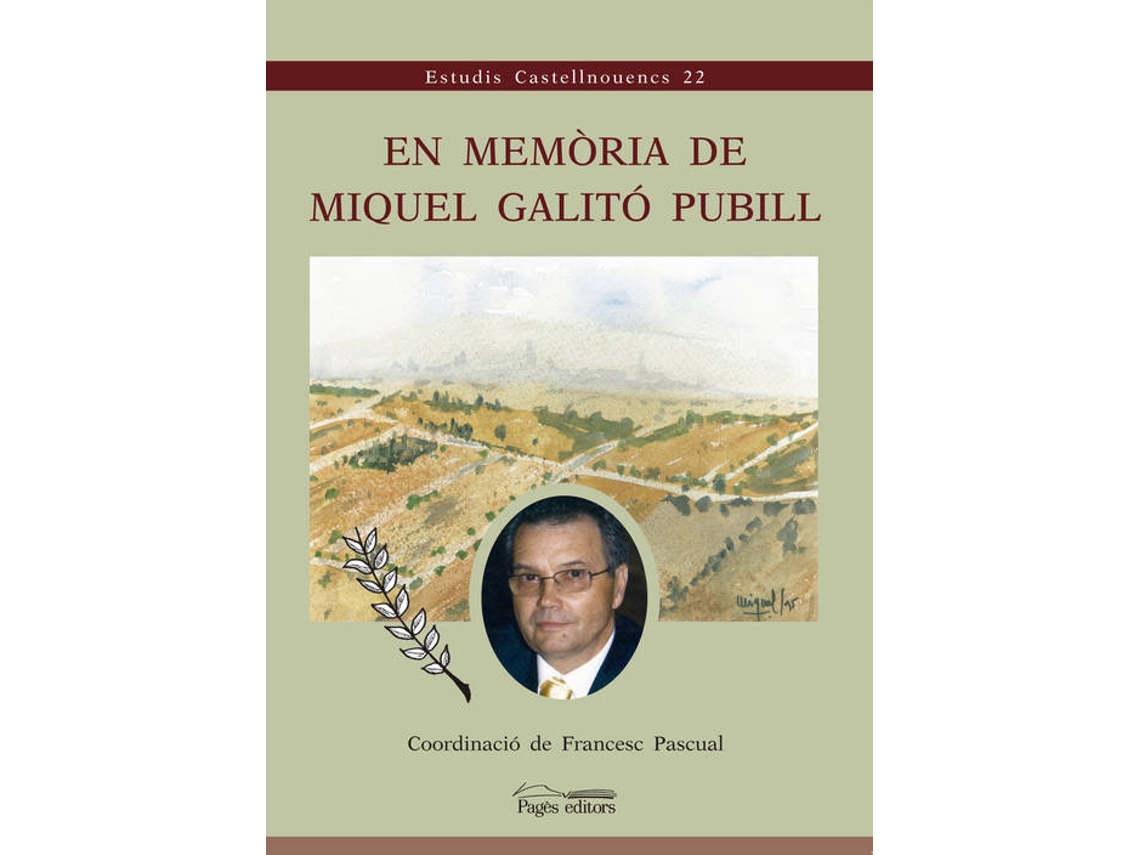Livro En Memoria De Miquel Galito Pubill de Francesc Pascual