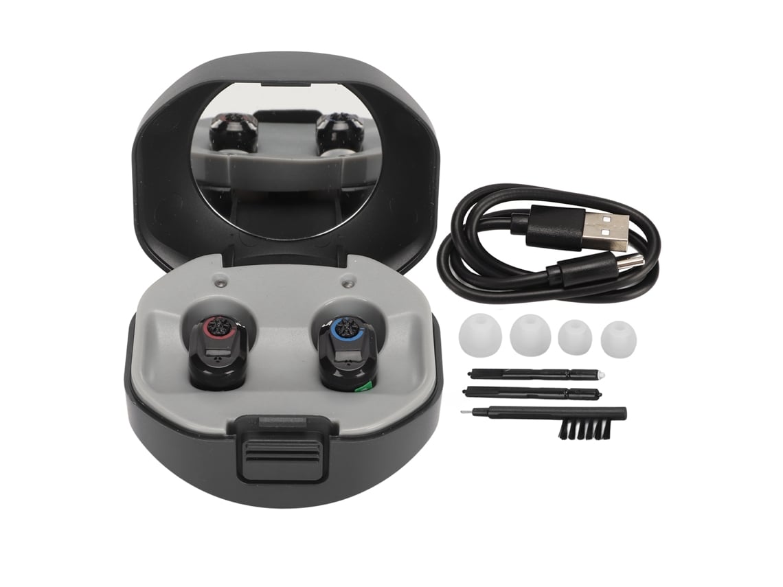 Auriculares Auditivos Recarregáveis LAXISCREED Cancelamento de Ruído