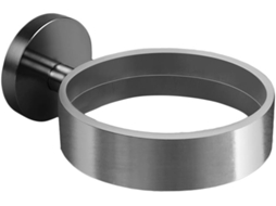 Suporte Exclusivo Para Secador De Cabelo Em Aço Inoxidável | Banheiro Com Base Vaso Sanitário (aço Escovado)