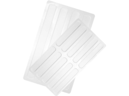 Homoyoyo Conjunto De 14 Tiras Silicone Brancas Para Proteção Contra Impactos Em Portas Armários E Mesas Fácil Instalação