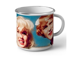 Caneca de Metal Esmaltado Marilyn Monroe Jack Lemmon Símbolo Sexual Foto Vintage FABULOUS BIJOUX
